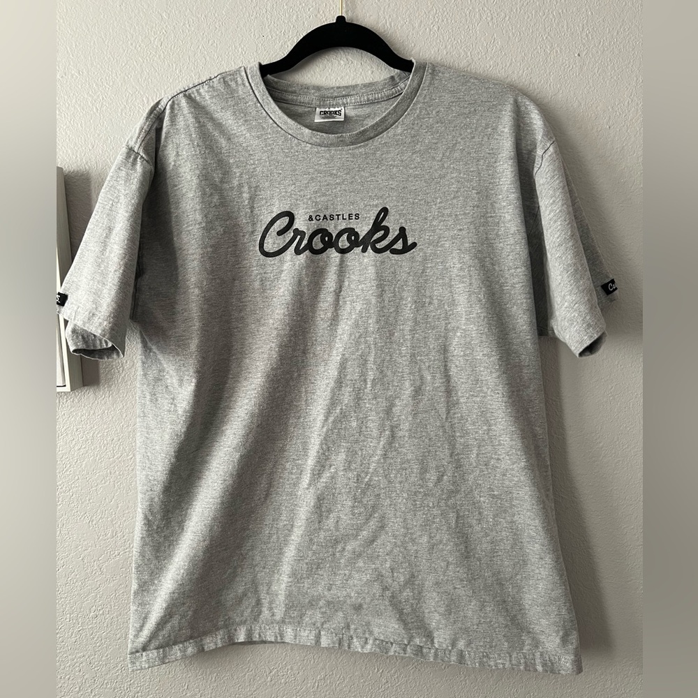 Crooks & Castles Gray Short Sleeve T-Shirt